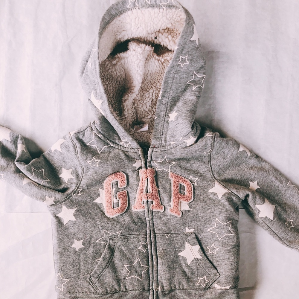 Baby Gap Sherpa Hoodie Jacket